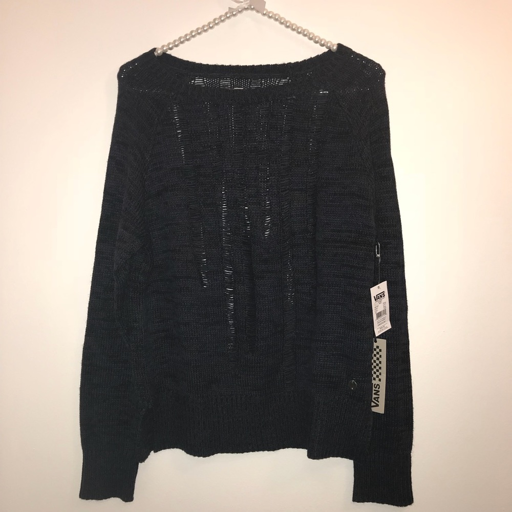 NWT Vans see-through sweater